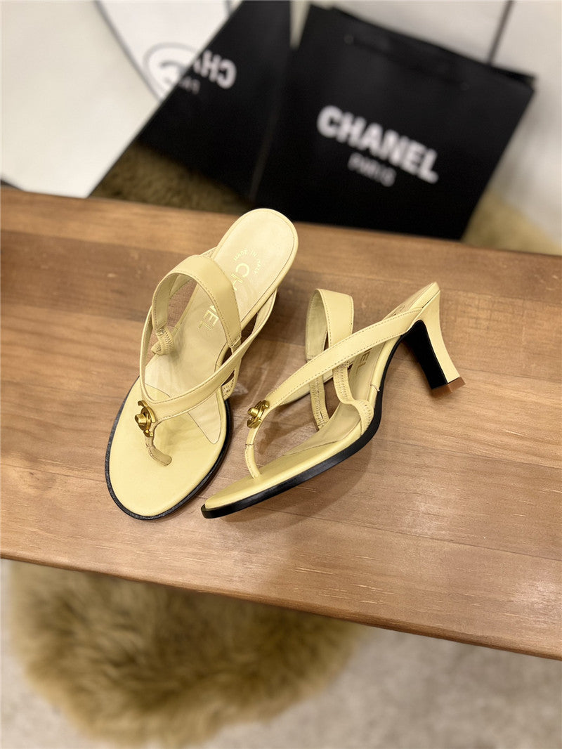 High Quality Luxury Chanel Vintage Buckle Sandals product detail