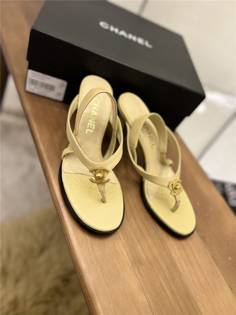 High Quality Luxury Chanel Vintage Buckle Sandals product detail