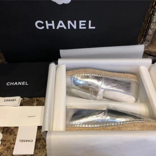 High Quality Luxury Chanel Metal Silver Casual Shoes product detail