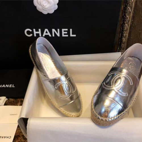 High Quality Luxury Chanel Metal Silver Casual Shoes product detail