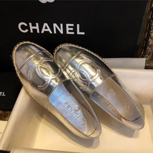 High Quality Luxury Chanel Metal Silver Casual Shoes product detail