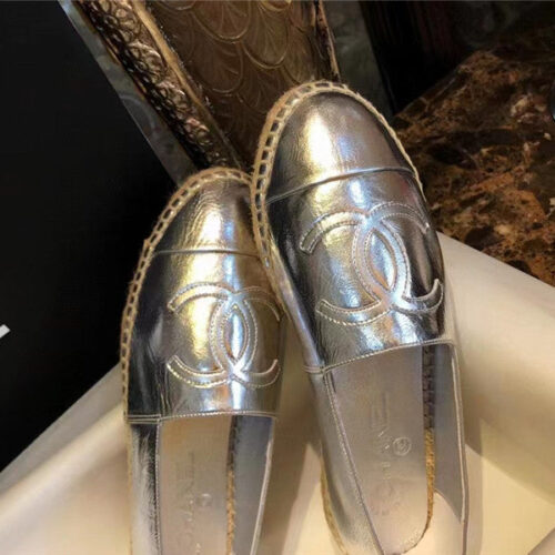 High Quality Luxury Chanel Metal Silver Casual Shoes product detail