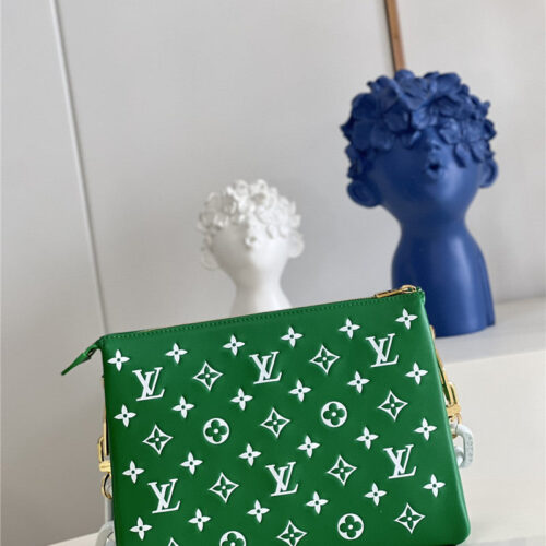 High Quality Luxury Louis Vuitton Coussin Bag Small Green alternate view
