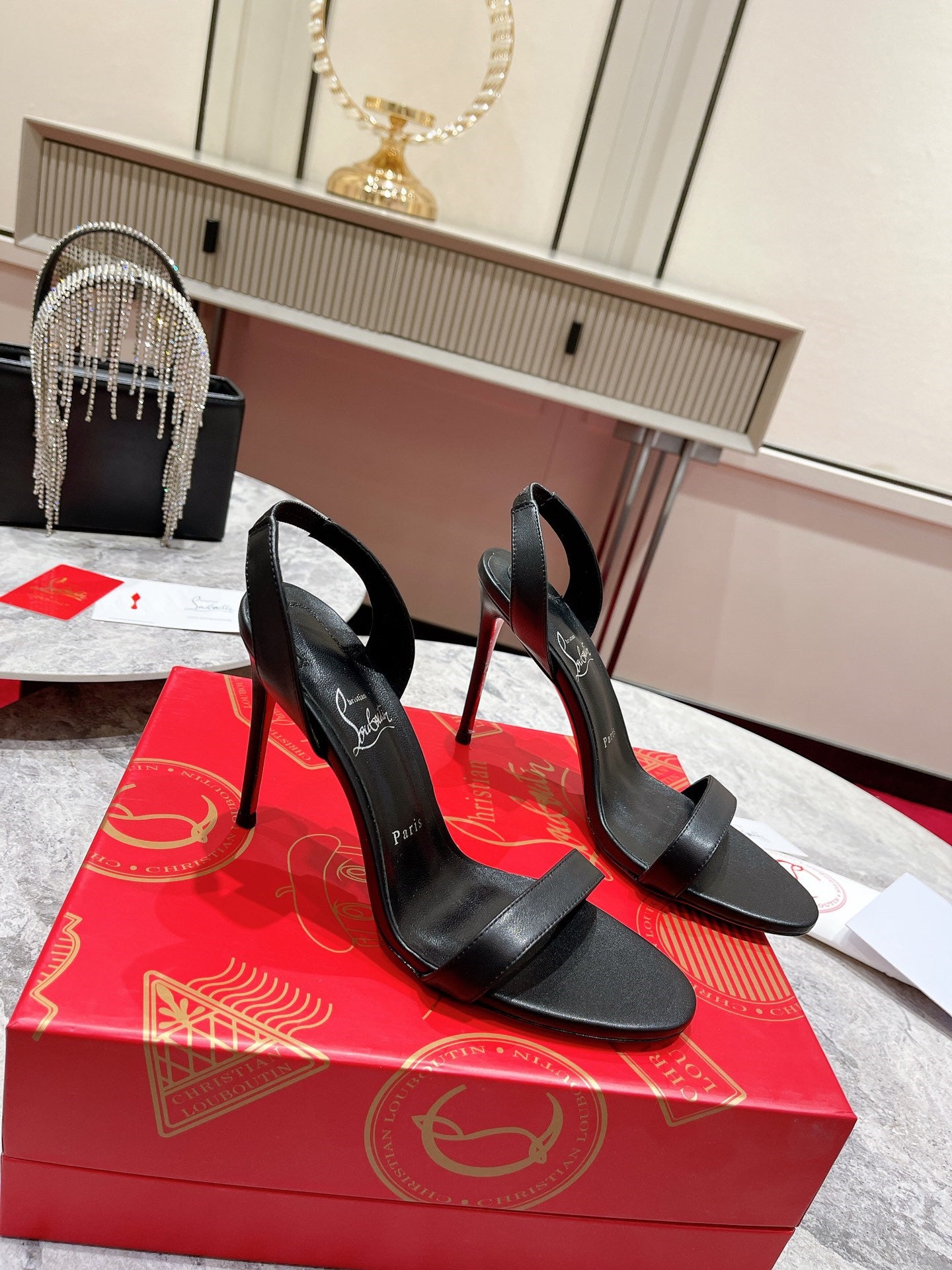 High Quality Luxury Christian Louboutin Strap Sandals