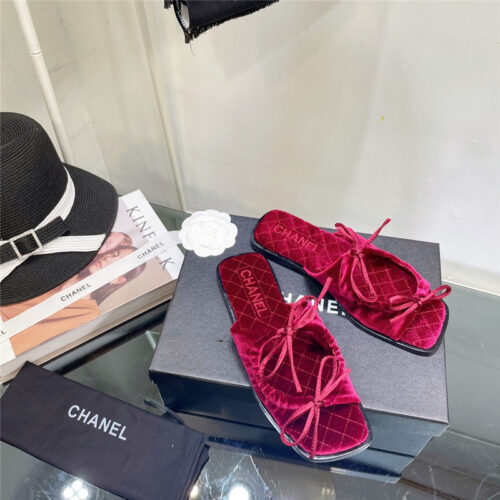High Quality Luxury Chanel Flat Slippers product detail