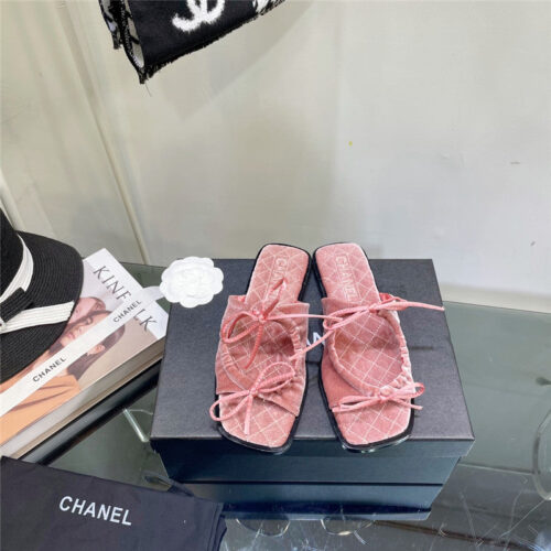 High Quality Luxury Chanel Flat Slippers – Style 79366 product detail