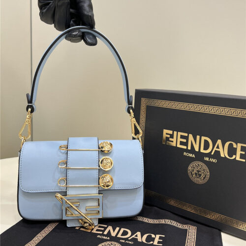 High Quality Luxury Fendi X Versace Baguette Hobo Bag – Style 32762