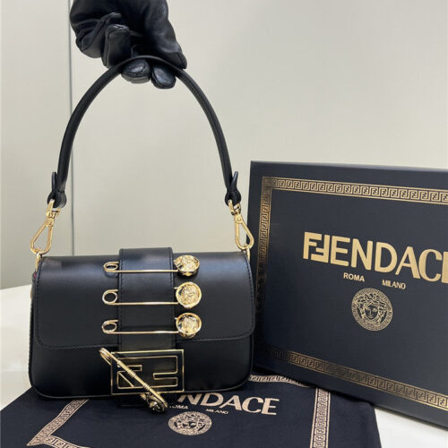High Quality Luxury Fendi X Versace Baguette Hobo Bag – Style 32764