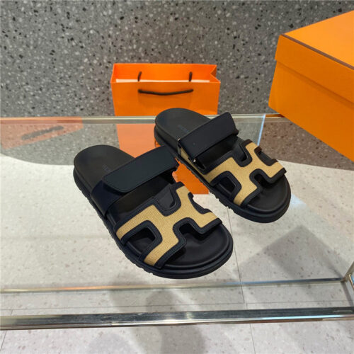 High Quality Luxury Hermes Chypre Sandals Women