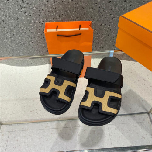 High Quality Luxury Hermes Chypre Sandals Women product detail