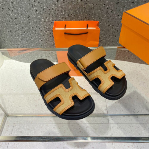High Quality Luxury Hermes Chypre Sandals Women – Style 48515