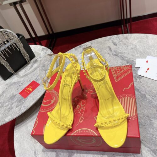 High Quality Luxury Christian Louboutin Spiked Strappy Sandals – Style 52372 product detail
