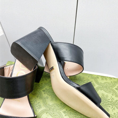 High Quality Luxury Gucci Chunky Heel Sandals product detail