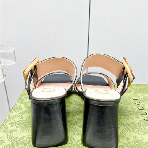 High Quality Luxury Gucci Chunky Heel Sandals product detail