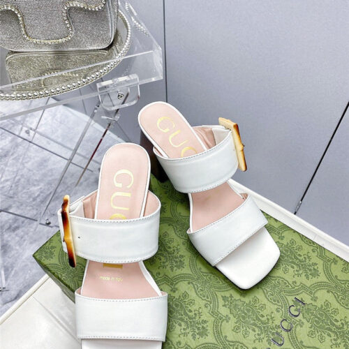 High Quality Luxury Gucci Chunky Heel Sandals – Style 29587 alternate view