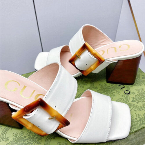 High Quality Luxury Gucci Chunky Heel Sandals – Style 29587 product detail