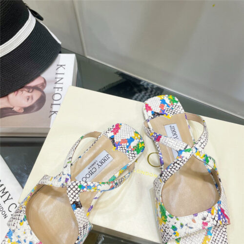 High Quality Luxury Jimmy Choo Pearl Flat Slippers – Style 68375 product detail