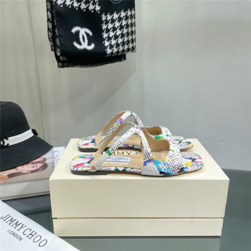 High Quality Luxury Jimmy Choo Pearl Flat Slippers – Style 68375 product detail