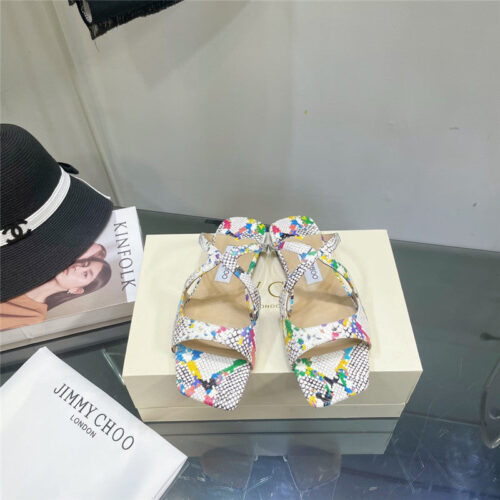 High Quality Luxury Jimmy Choo Pearl Flat Slippers – Style 68375 product detail