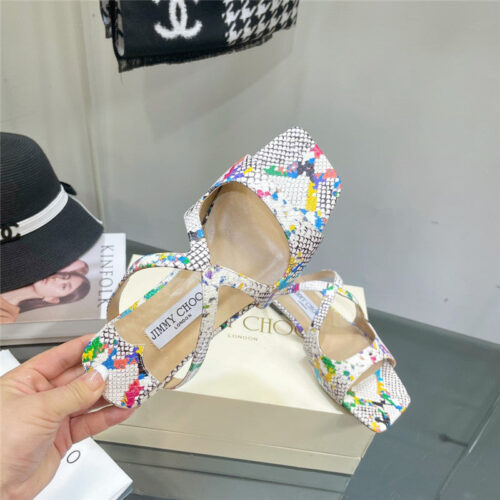 High Quality Luxury Jimmy Choo Pearl Flat Slippers – Style 68375 product detail