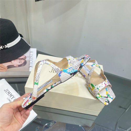 High Quality Luxury Jimmy Choo Pearl Flat Slippers – Style 68375 product detail
