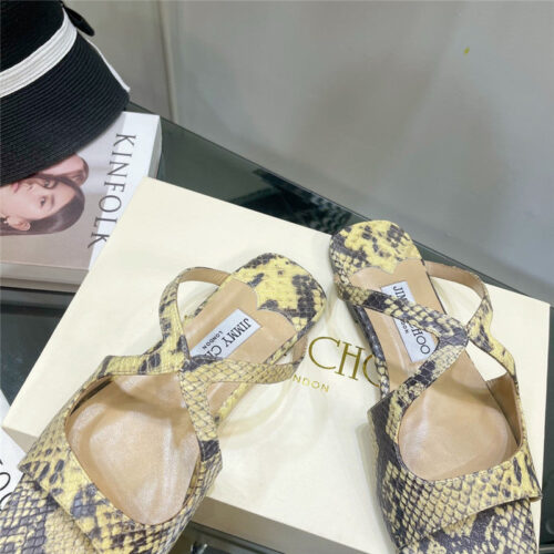 High Quality Luxury Jimmy Choo Pearl Flat Slippers – Style 71767 product detail