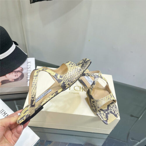 High Quality Luxury Jimmy Choo Pearl Flat Slippers – Style 71767 product detail