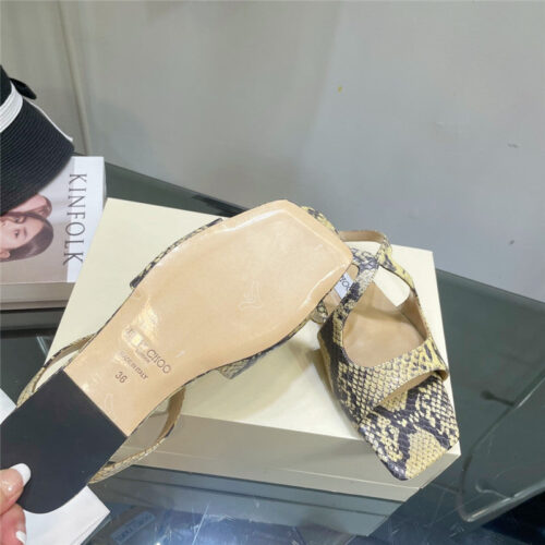High Quality Luxury Jimmy Choo Pearl Flat Slippers – Style 71767 product detail