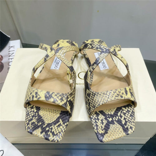 High Quality Luxury Jimmy Choo Pearl Flat Slippers – Style 71767 alternate view