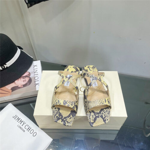 High Quality Luxury Jimmy Choo Pearl Flat Slippers – Style 71767 product detail