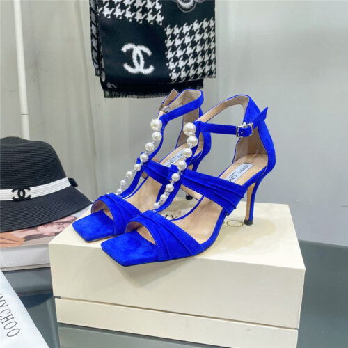 High Quality Luxury Jimmy Choo Pearl Heel Sandals – Style 89271 product detail