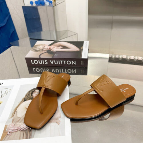High Quality Luxury Louis Vuitton Flat Slippers – Style 00387 alternate view