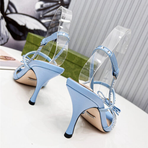 High Quality Luxury Gucci Logo High Heel Sandals – Style 58931 product detail