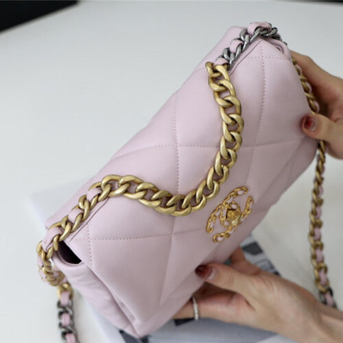 High Quality Luxury Chanel 19 Bag Small – Style 46766 product detail