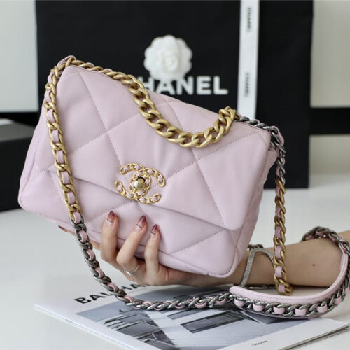 High Quality Luxury Chanel 19 Bag Small – Style 46766 product detail