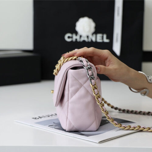 High Quality Luxury Chanel 19 Bag Small – Style 46766 product detail