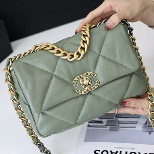 High Quality Luxury Chanel 19 Bag Small – Style 46763 product detail