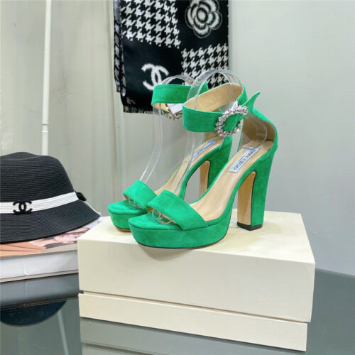 High Quality Luxury Jimmy Choo Block Heel Sandals – Style 50135 alternate view