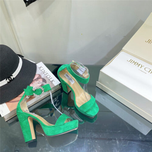High Quality Luxury Jimmy Choo Block Heel Sandals – Style 50135 product detail