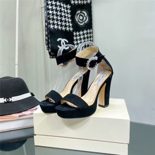 High Quality Luxury Jimmy Choo Block Heel Sandals – Style 24151 alternate view