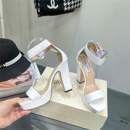 High Quality Luxury Jimmy Choo Block Heel Sandals product detail