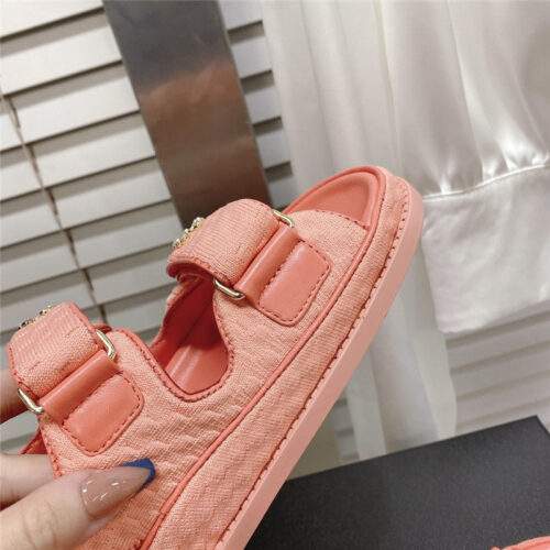 High Quality Luxury Chanel Classic Velcro Sandals product detail
