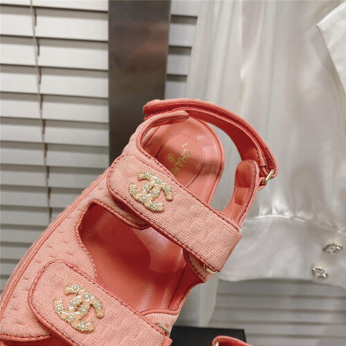 High Quality Luxury Chanel Classic Velcro Sandals product detail