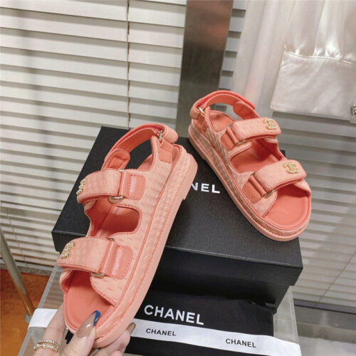High Quality Luxury Chanel Classic Velcro Sandals product detail
