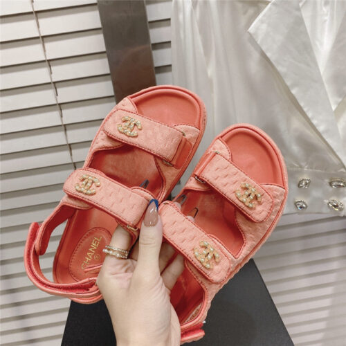 High Quality Luxury Chanel Classic Velcro Sandals product detail