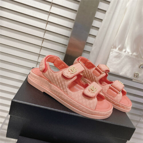 High Quality Luxury Chanel Classic Velcro Sandals product detail