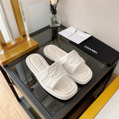 High Quality Luxury Chanel Flat Sandals Slippers