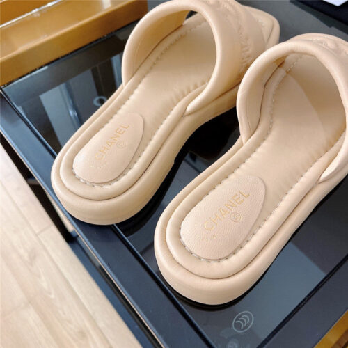 High Quality Luxury Chanel Flat Sandals Slippers – Style 73190 product detail