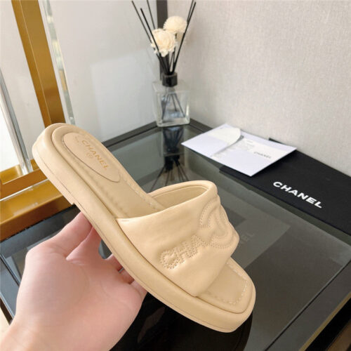 High Quality Luxury Chanel Flat Sandals Slippers – Style 73190 product detail