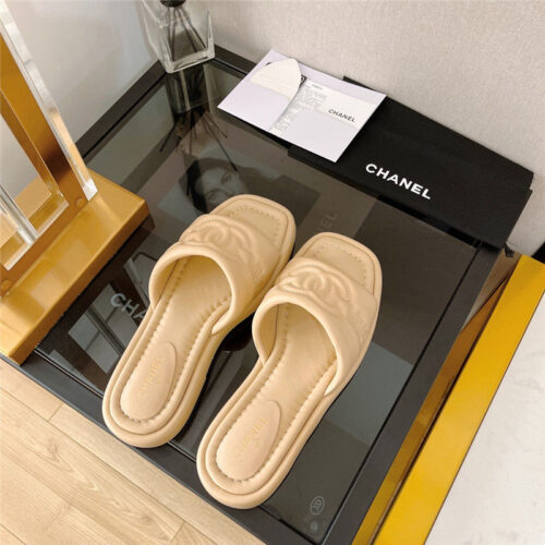 High Quality Luxury Chanel Flat Sandals Slippers – Style 73190 product detail